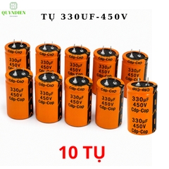 Tụ Hóa Lọc Nguồn 330uf 450VDC CapTop