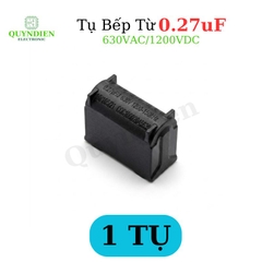 Tụ Bếp Từ 274 - 0.27uF 630VAC/1200VDC Màu Đen Đứng