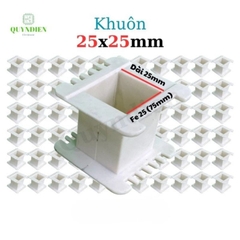 Khuôn Nhựa Quấn Biến Áp Fe Silic 25x25mm