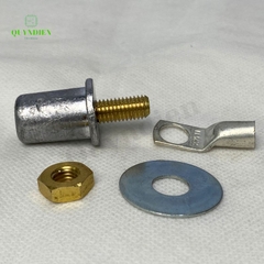 Cọc bình ac quy bằng chì cọc M8 M10 đồng thau giá 01 đôi
