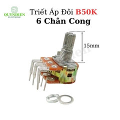 Triết Áp Đôi B50K 6 Chân Cong