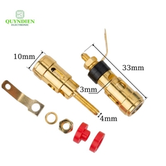 Trạm Loa Dạng Nhấn Mạ Vàng Loại Nhỏ