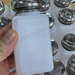 Lọ đựng dung dịch cồn xăng nước rửa mạch có nắp ấn 100ml 200ml 250ml