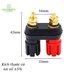 Trạm Loa Amply Đôi Chân Ngắn Lỗ 4mm