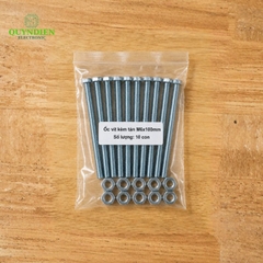 Ốc Vít M6x100mm Có Kèm Tán