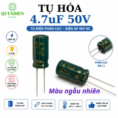 Tụ Hóa 50V 1uF 2.2uF 4.7uF 10uF 47uF