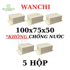Hộp Nhựa WANCHI 100X75X50mm Màu Trắng