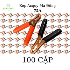 Kẹp acquy mạ đồng 75Ampe