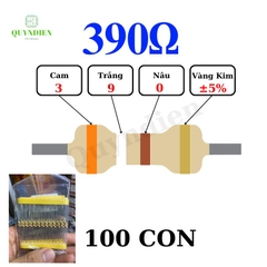 Điện trở Đài Loan 1/4W - 390R