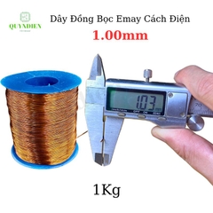 Dây ĐỒNG bọc emay cách điện size 1.00mm - Cuộn 1Kg