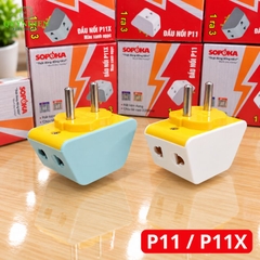 Đầu Nối Chia Điện Đa Năng 3 Cửa 2000W SOPOKA