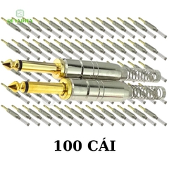 Rắc mic 6 li xi vàng  loại tốt mono Đuôi lò xo