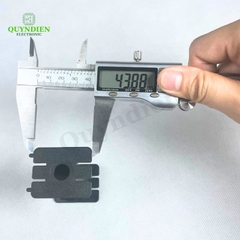 Lõi Nhựa Vuông Dài 78mm Quấn Cuộn Cảm Phân Tần Loa - Màu Trắng Trong