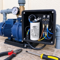 Tụ Đề Máy Bơm Tinh Chi 10uF 450V