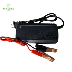 Bộ Sạc Pin Olympus 3S 12.6V-5A Kẹp Đỏ Đen