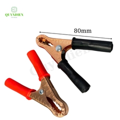 Kẹp Ắc Quy mạ đồng 50Ampe Đỏ Đen