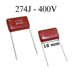 Tụ Kẹo 274j-400v 0.27uf chân 18mm