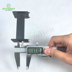 Lõi Nhựa Vuông Dài 78mm Quấn Cuộn Cảm Phân Tần Loa - Màu Trắng Trong