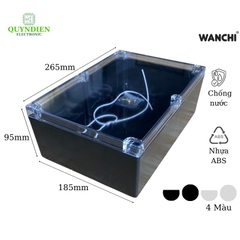 Hộp nhựa ABS 265x185x95mm WANCHI