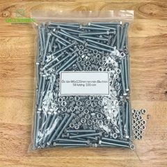 Ốc Vít M6x120mm Có Kèm Tán
