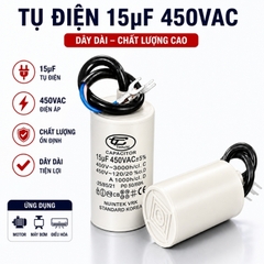Tụ Đề Máy Bơm Tinh Chi 15uF 450V