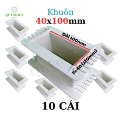 Khuôn nhựa quấn biến áp Fe silic 40x100mm