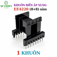 Khuôn Biến Áp Xung EE4220 Nằm (8+8 Chân)