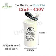 Tụ Đề Máy Bơm Nước 12uF 450VAC Tinh Chi