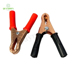 Kẹp Ắc Quy mạ đồng 50Ampe Đỏ Đen