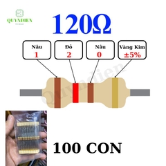 Điện trở Đài Loan 1/4W - 120R