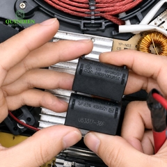 Tụ Bếp Từ 2uF 275VAC/400VDC Màu Đen Đứng