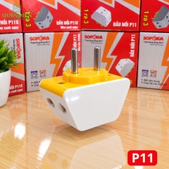 Đầu Nối Chia Điện Đa Năng 3 Cửa 2000W SOPOKA