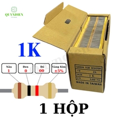 Điện trở Đài Loan 1/4W - 1K