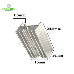 Nhôm tản nhiệt 7805 loại đẹp