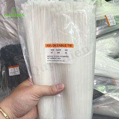 Dây Rút Nhựa Nhiều Kích Cỡ Màu Trắng Đen - Giá Bán 1Kg