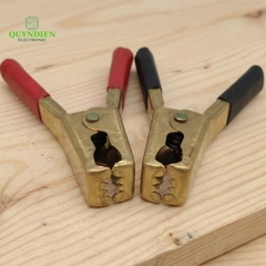 Kẹp Bình Ắc Quy 100A Đồng Nguyên Chất Đỏ Đen