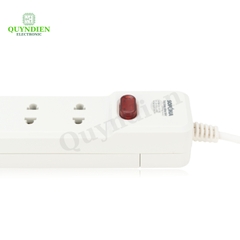 Ổ Cắm Lõi Sứ Chống Cháy 2200W 4M2-5 Vỏ Nhựa ABS Chống Vỡ