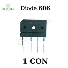 Diode Cầu Dẹp 606 - 10A 1000V ̣hàng tháo máy
