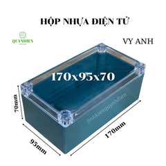 Hộp Nhựa Vy Anh 170x95x70mm Màu Xanh