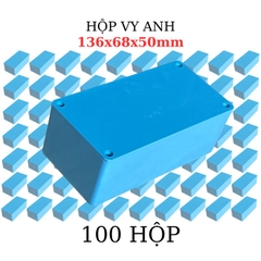 Hộp Nhựa Vy Anh 136x68x50mm Màu Xanh
