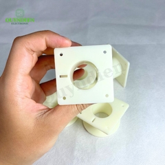 Lõi Nhựa Vuông Tròn 55 Quấn Cuộn Cảm Phân Tần Loa - Màu Trắng Sữa