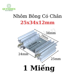 Nhôm Tản Nhiệt - Nhôm Bông TO-247 Kích Thước 34x25x12mm