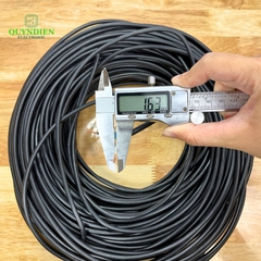 1 mét dây tín hiệu chống nhiễu 3 pin màu đen 4.5mm. Dây linde 3 ruột