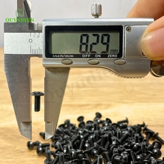Ốc Vít Đầu Dù Ren Mịn M4=4x10mm Màu Đen - 1.000 Con