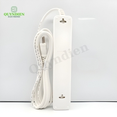 Ổ Cắm Lõi sứ chống cháy 5 Cửa Chéo con tắc 2200W  - VAT - Ổ cắm chéo 5 cửa 2200W 5A2-5