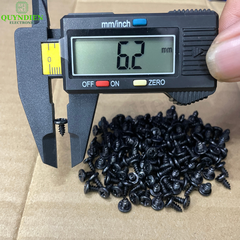 Ốc Vít Nhọn Đầu Tròn M3 Màu Đen 3x6mm