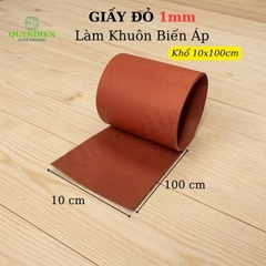 Giấy Cách Điện Làm Khuôn Biến Áp Dày 1mm Màu Đỏ