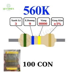 Điện trở Đài Loan 1/4W - 560K