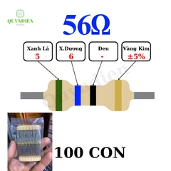 Điện trở Đài Loan 1/4W - 56R
