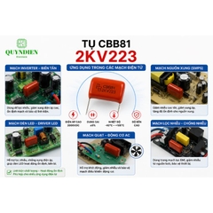 Tụ Kẹo Nâu Đỏ CBB81 2KV223